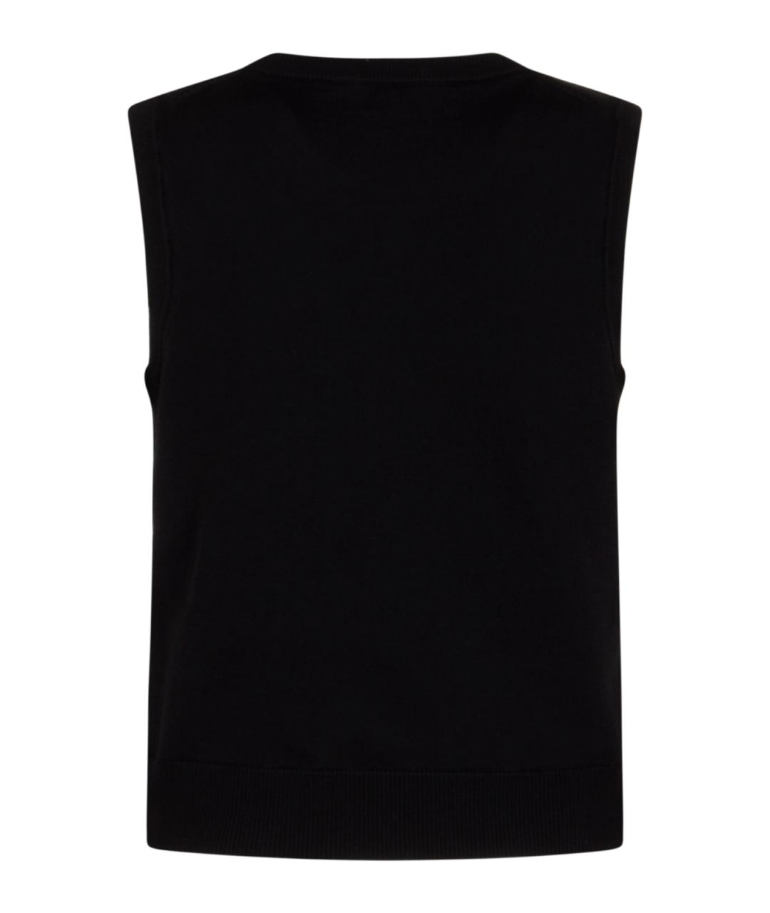 CELINE Черная шерстяная жилетка, фото 2