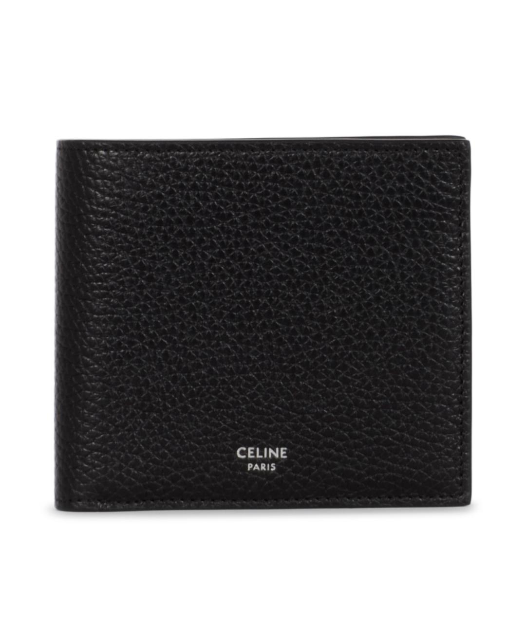CELINE Черный кожаный кошелек, фото 1