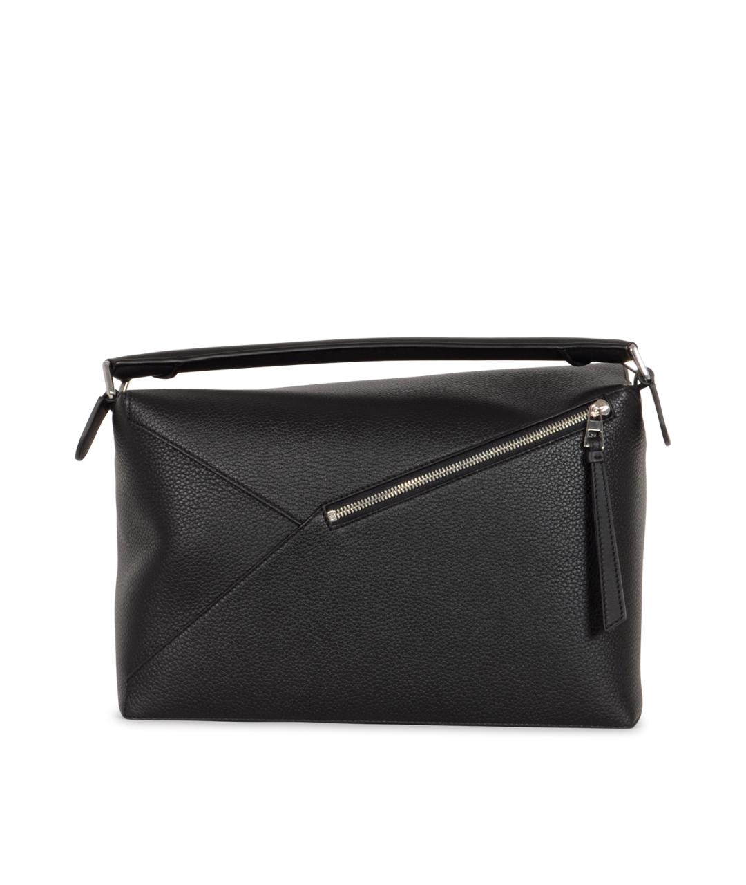 LOEWE Черная кожаная сумка на плечо, фото 3