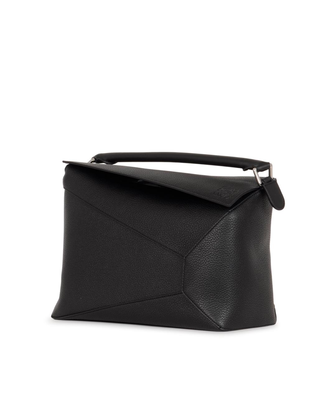 LOEWE Черная кожаная сумка на плечо, фото 2