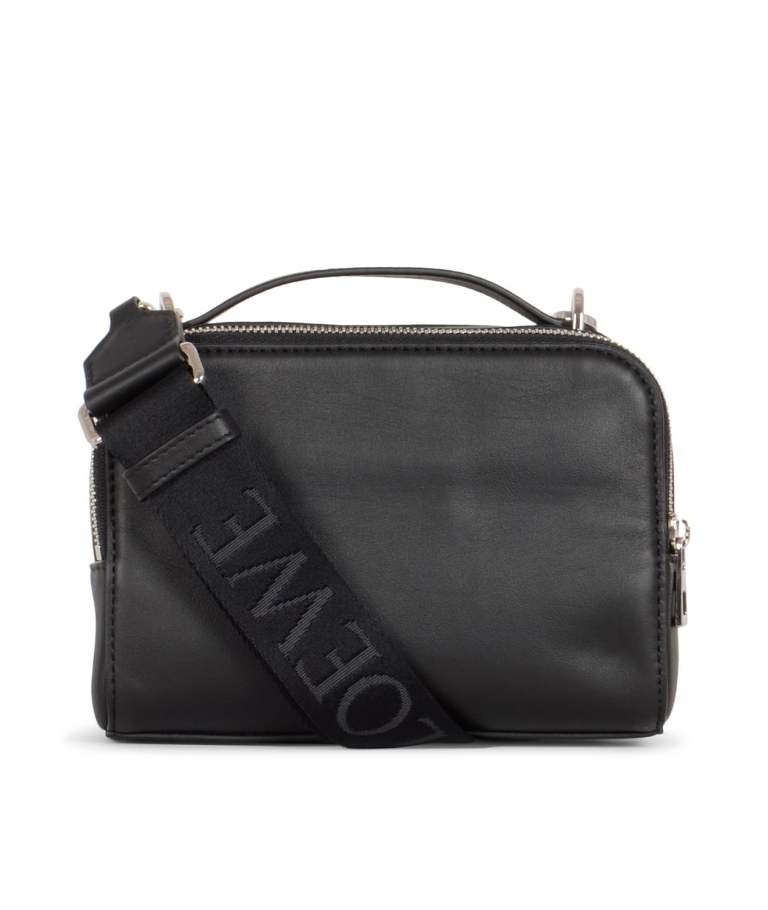 LOEWE Черная кожаная сумка на плечо, фото 3
