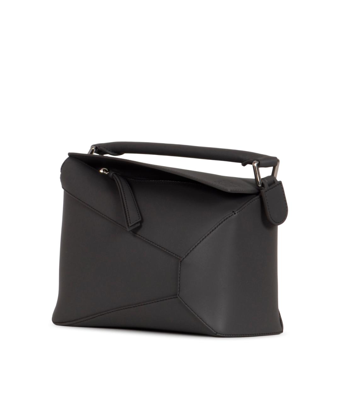 LOEWE Серая кожаная сумка через плечо, фото 2