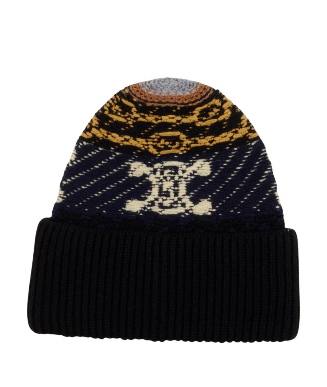 CELINE Коричневая кашемировая шапка, фото 1