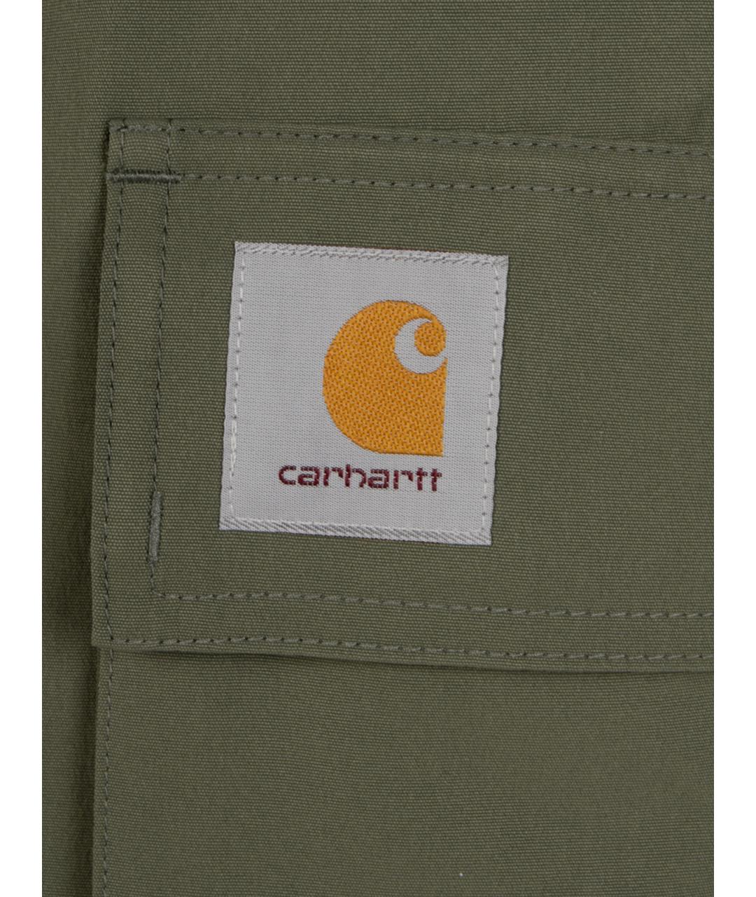 CARHARTT WIP Зеленые полиэстеровые шорты, фото 3