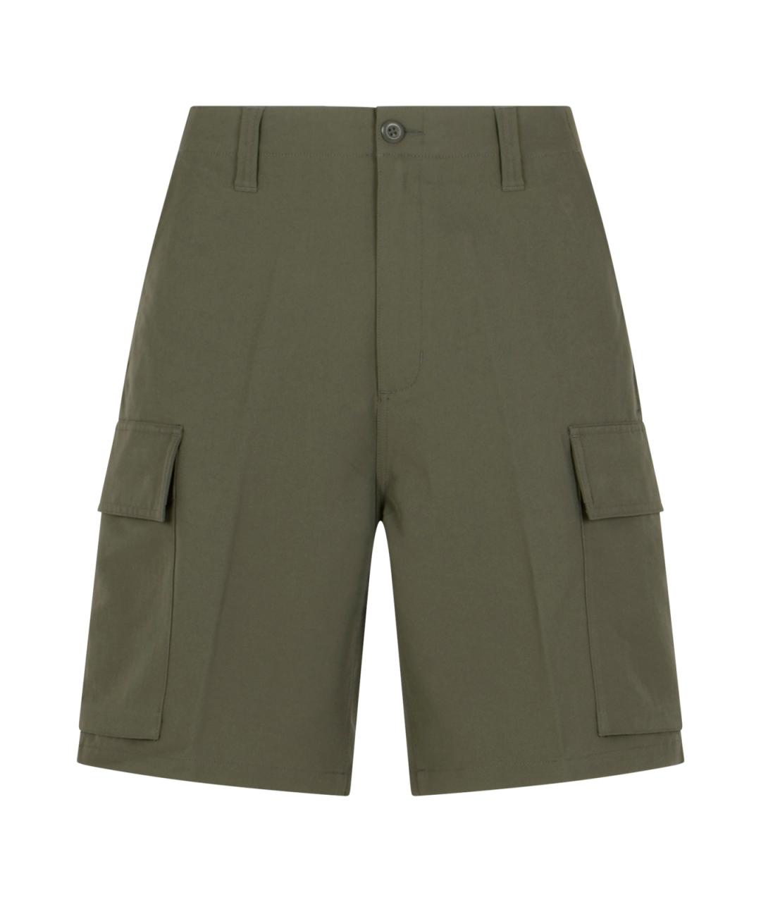 CARHARTT WIP Зеленые полиэстеровые шорты, фото 1