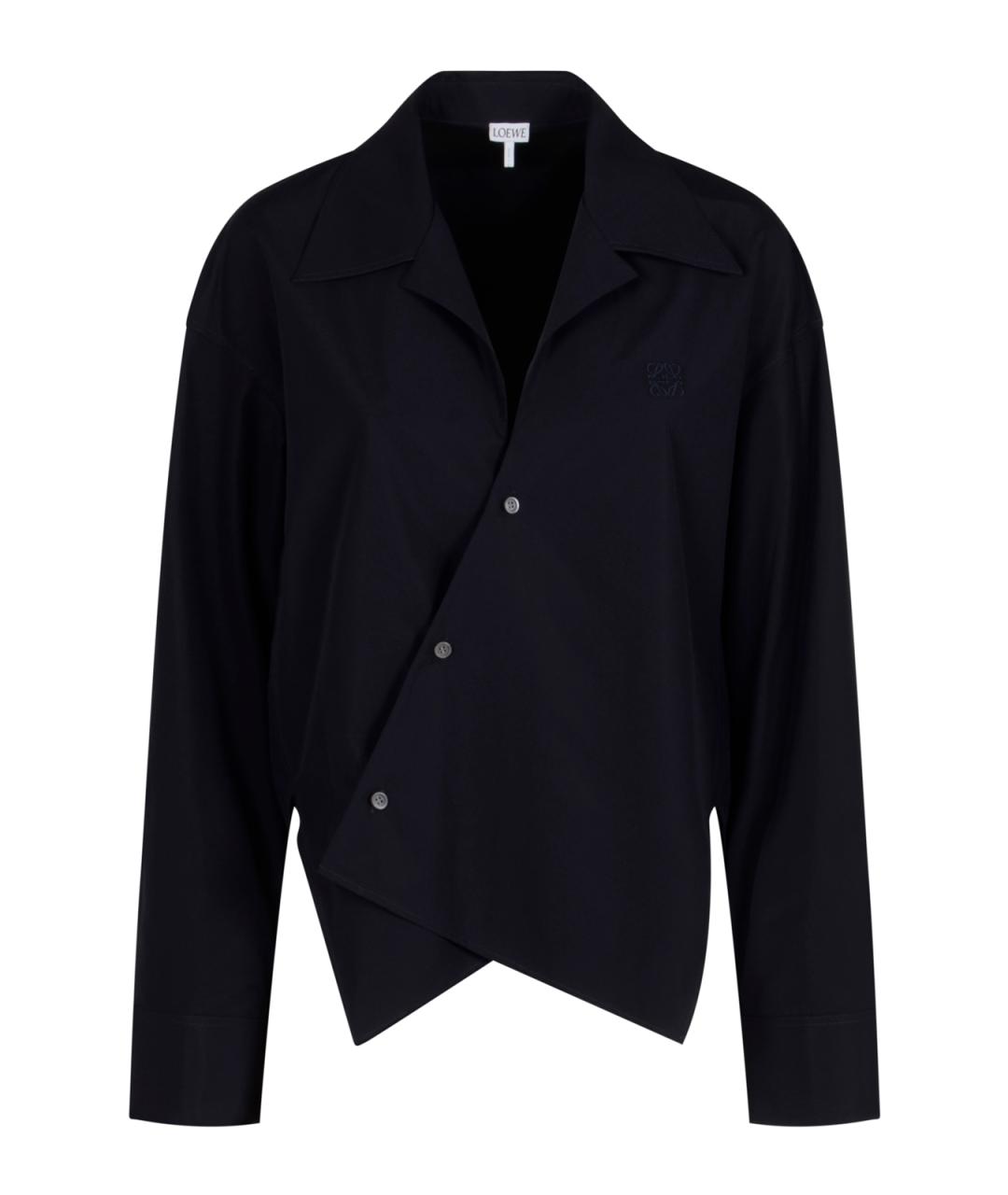LOEWE Темно-синяя хлопковая рубашка, фото 1