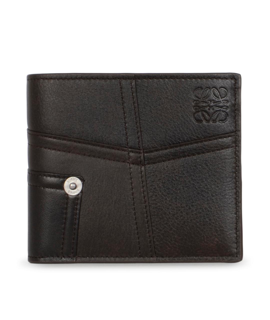 LOEWE Коричневый кожаный кошелек, фото 1