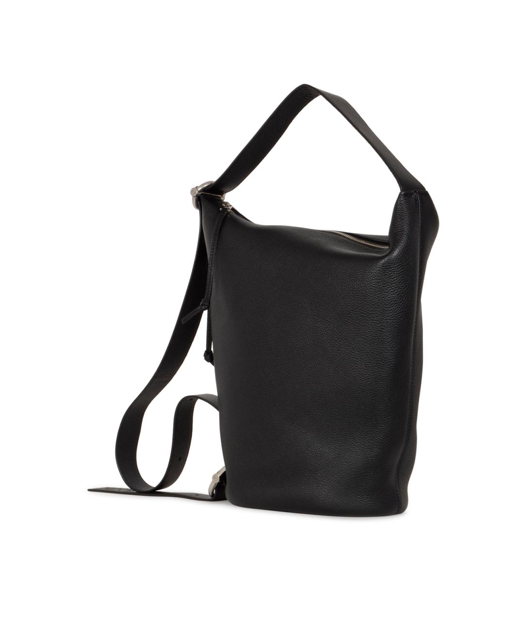 LOEWE Черная кожаная сумка на плечо, фото 2