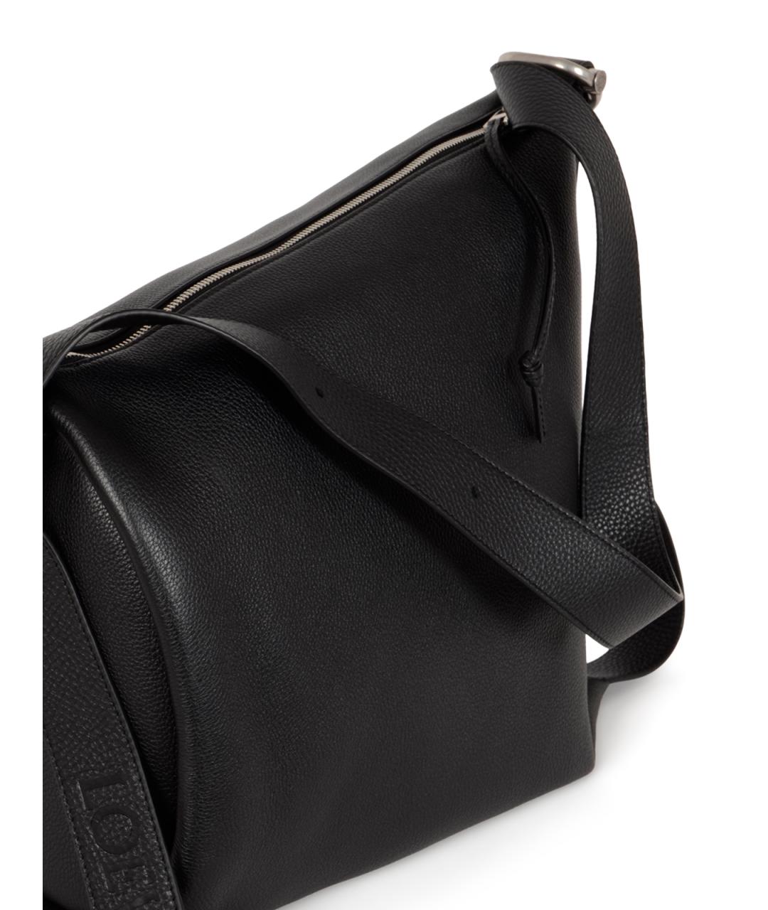 LOEWE Черная кожаная сумка на плечо, фото 4