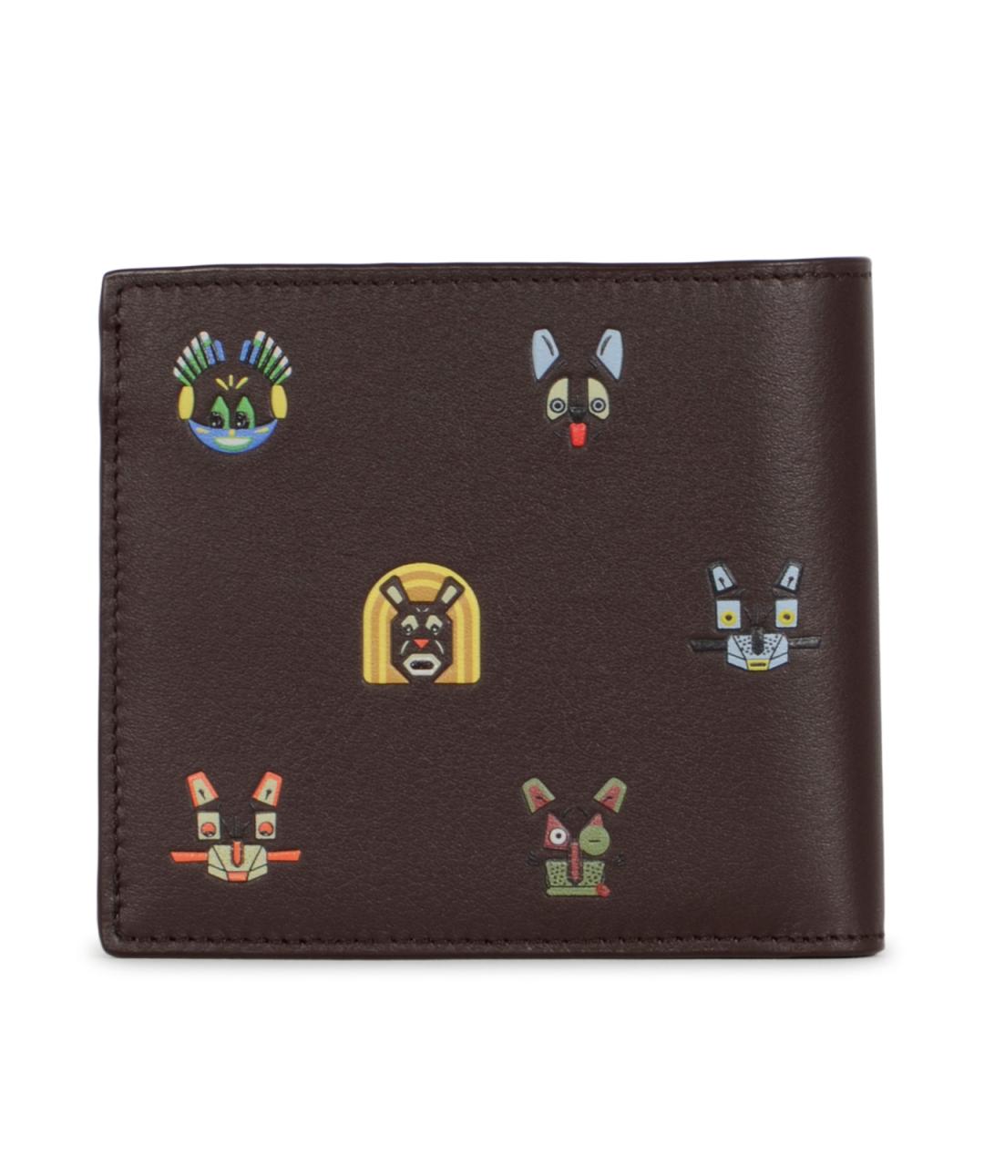 LOEWE Коричневый кожаный кошелек, фото 3