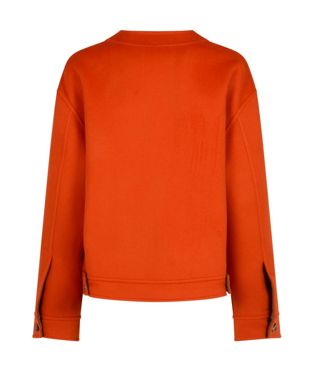 LOEWE Оранжевый шерстяной кардиган, фото 2