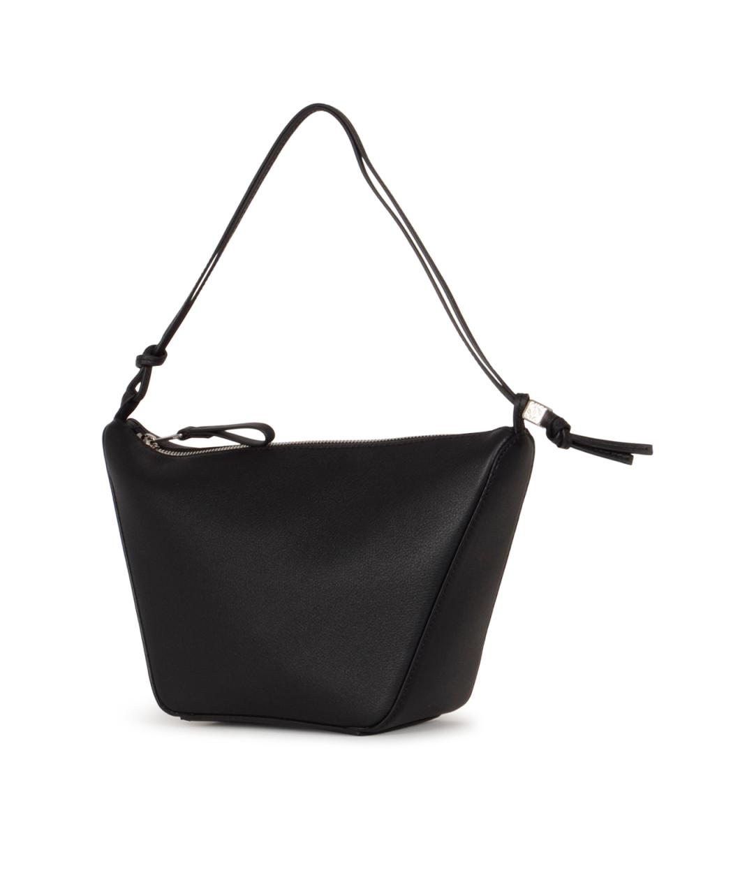 LOEWE Черная кожаная сумка через плечо, фото 2