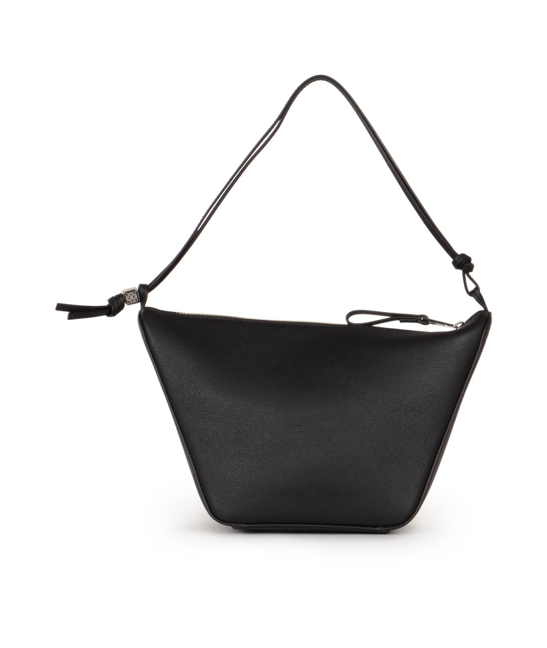 LOEWE Черная кожаная сумка через плечо, фото 3