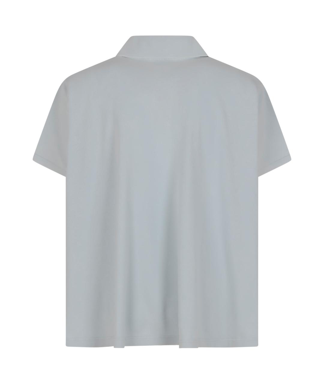 LOEWE Голубая хлопковая футболка, фото 2