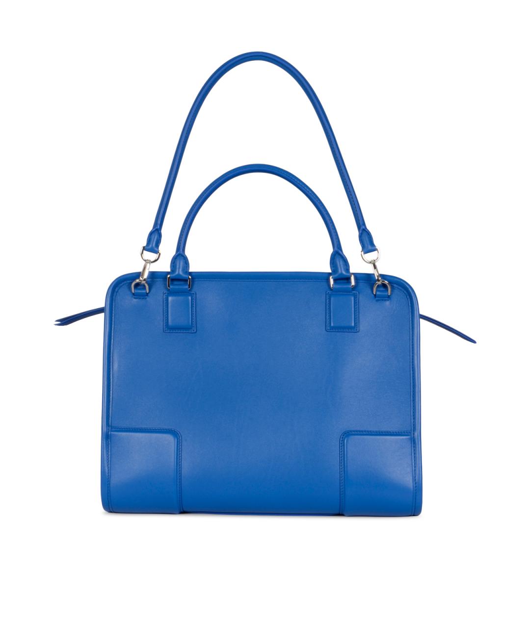 LOEWE Синяя кожаная сумка тоут, фото 3