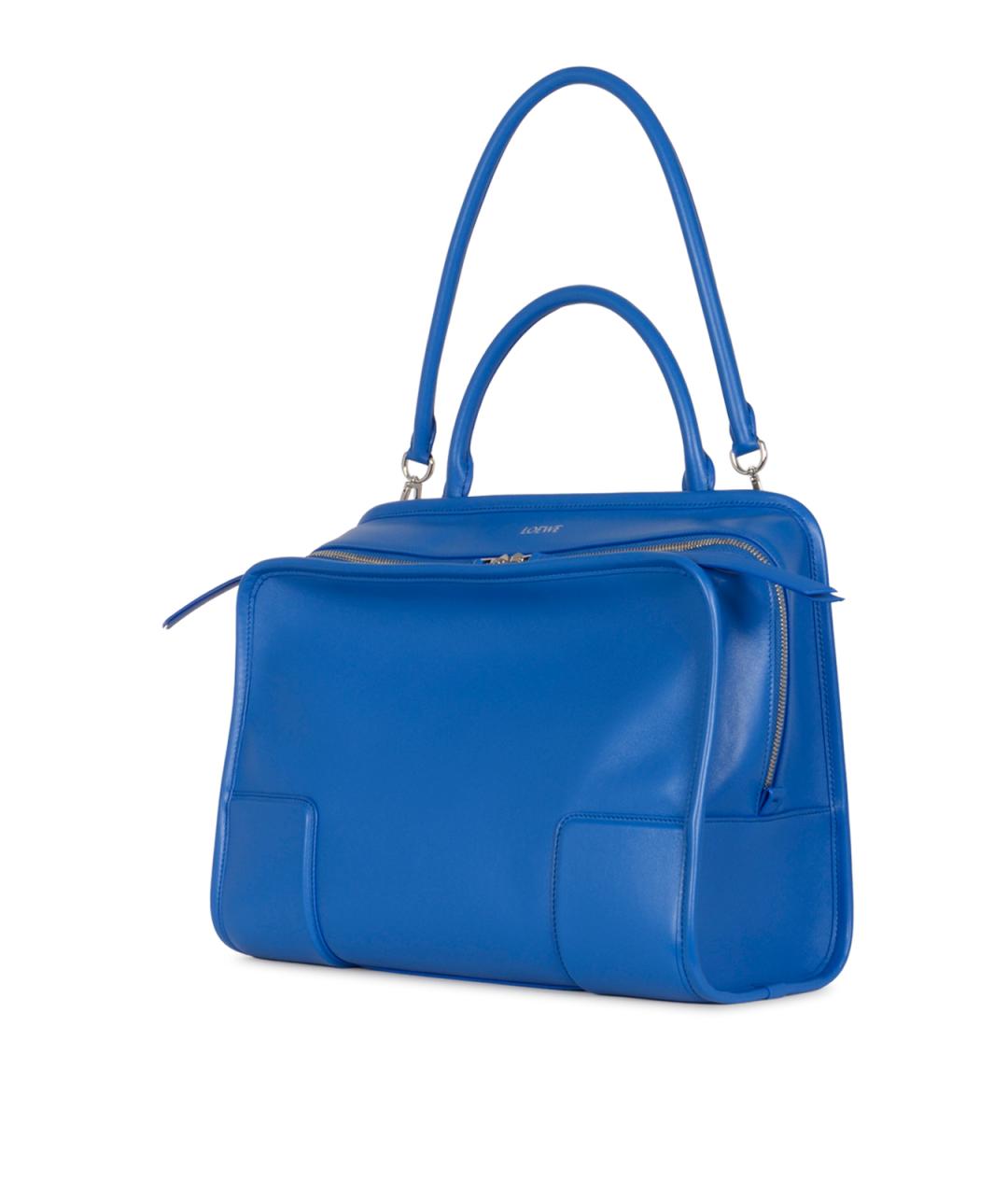 LOEWE Синяя кожаная сумка тоут, фото 2