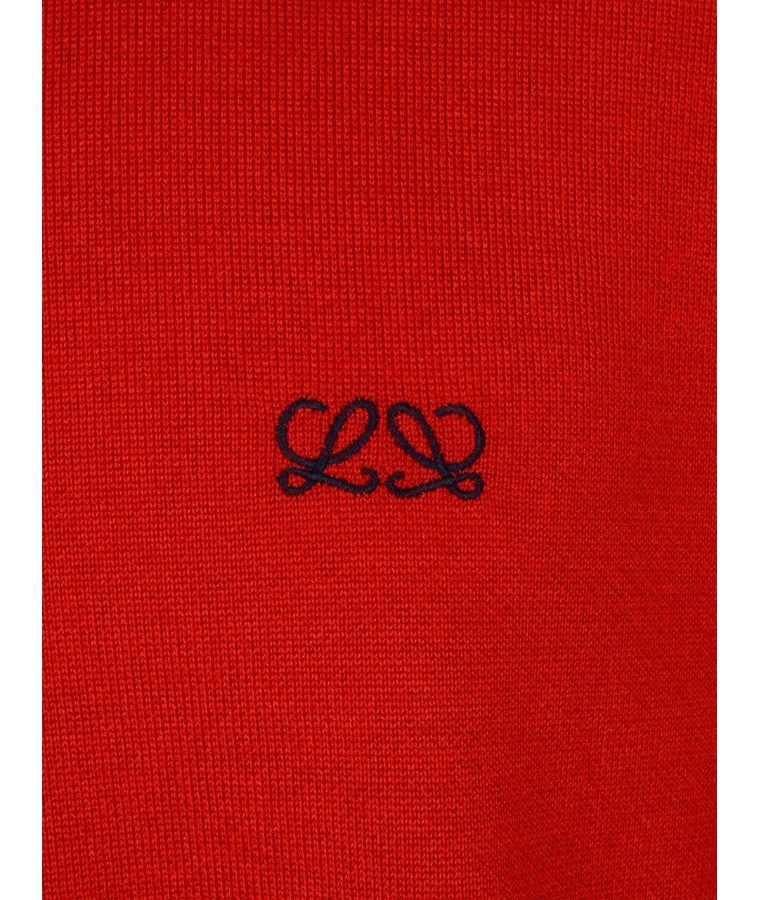 LOEWE Красный кашемировый джемпер / свитер, фото 3