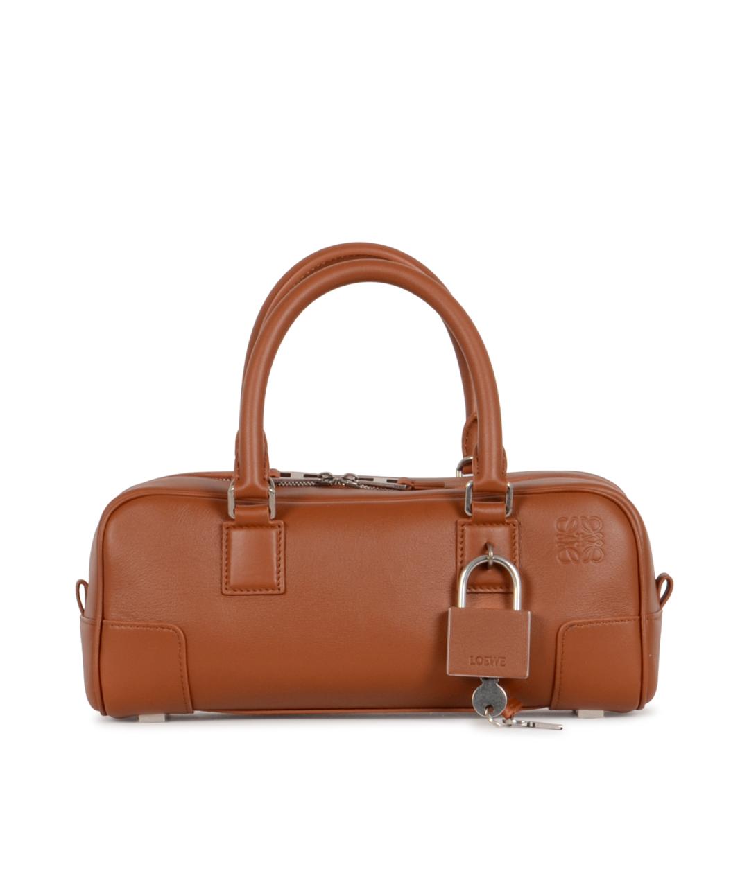 LOEWE Коричневая кожаная сумка тоут, фото 1