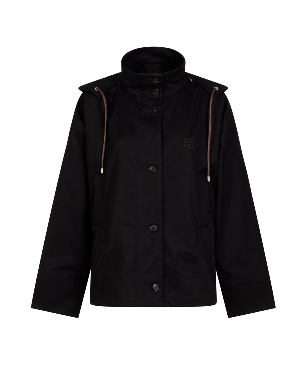 LOEWE Черная полиэстеровая куртка, фото 1