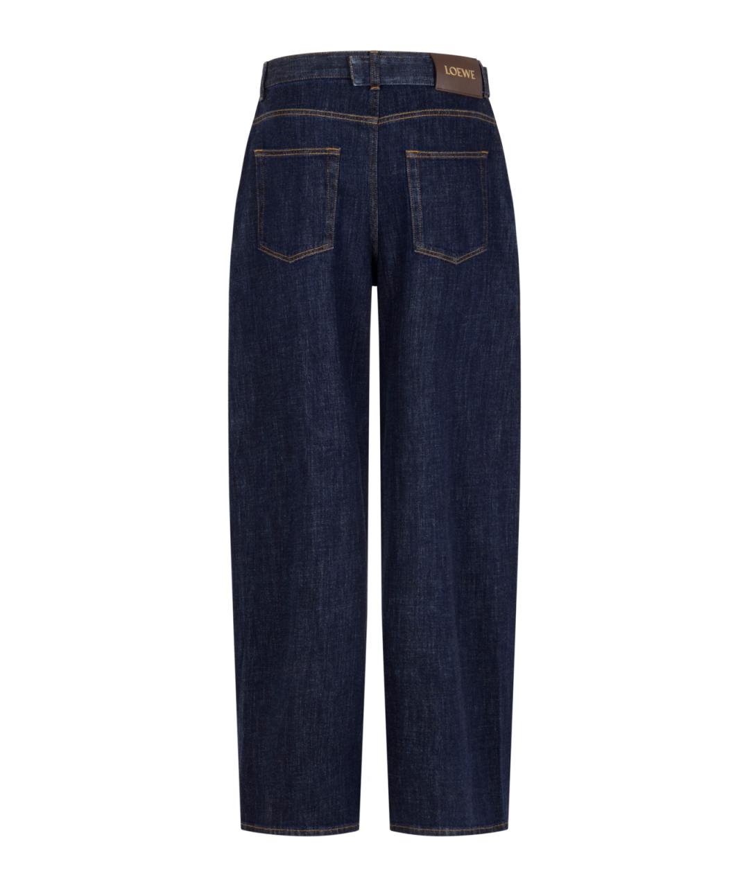 LOEWE Синие хлопковые прямые джинсы, фото 2