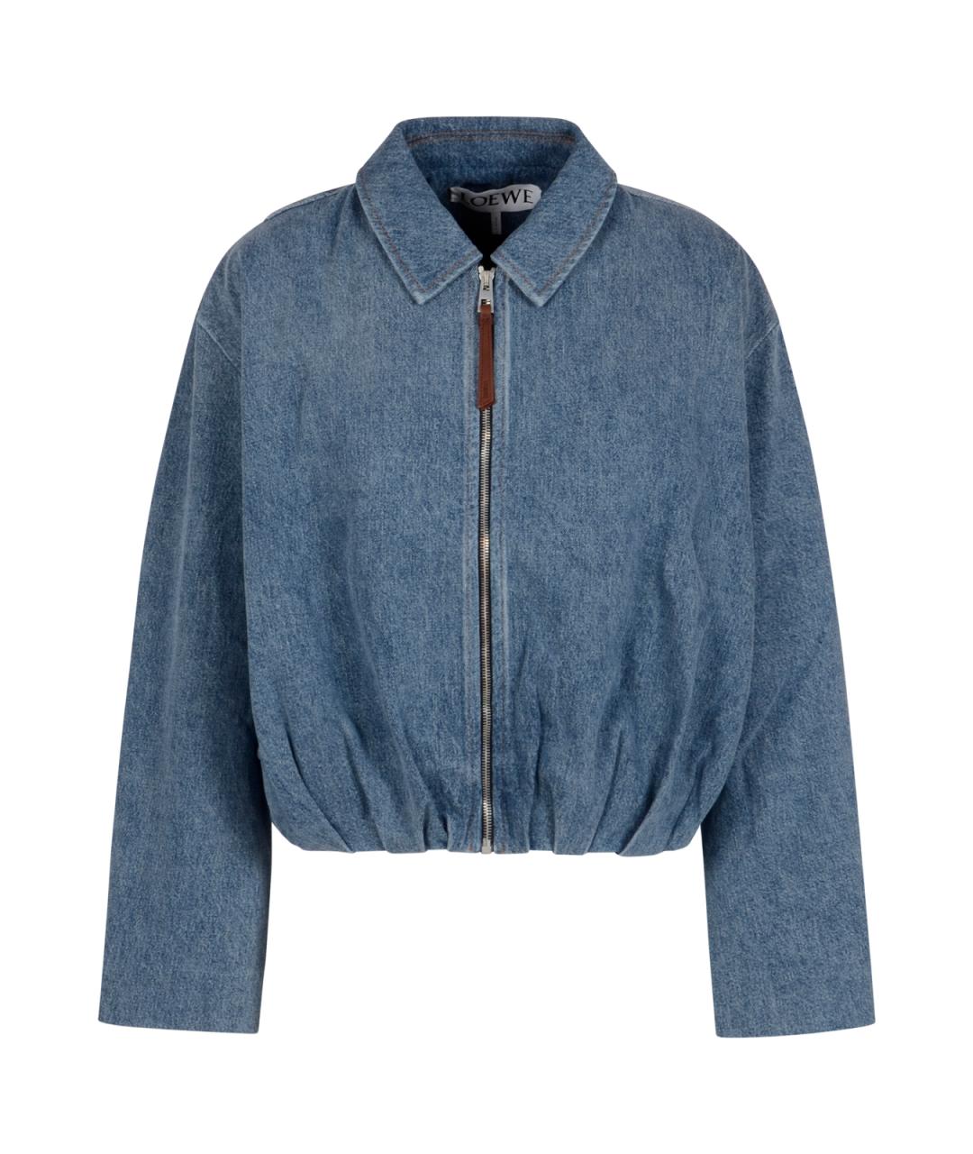 LOEWE Синяя хлопковая куртка, фото 1