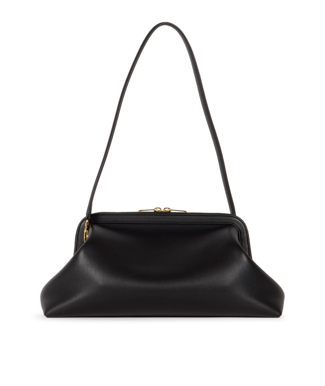 CELINE Черная кожаная сумка через плечо, фото 3