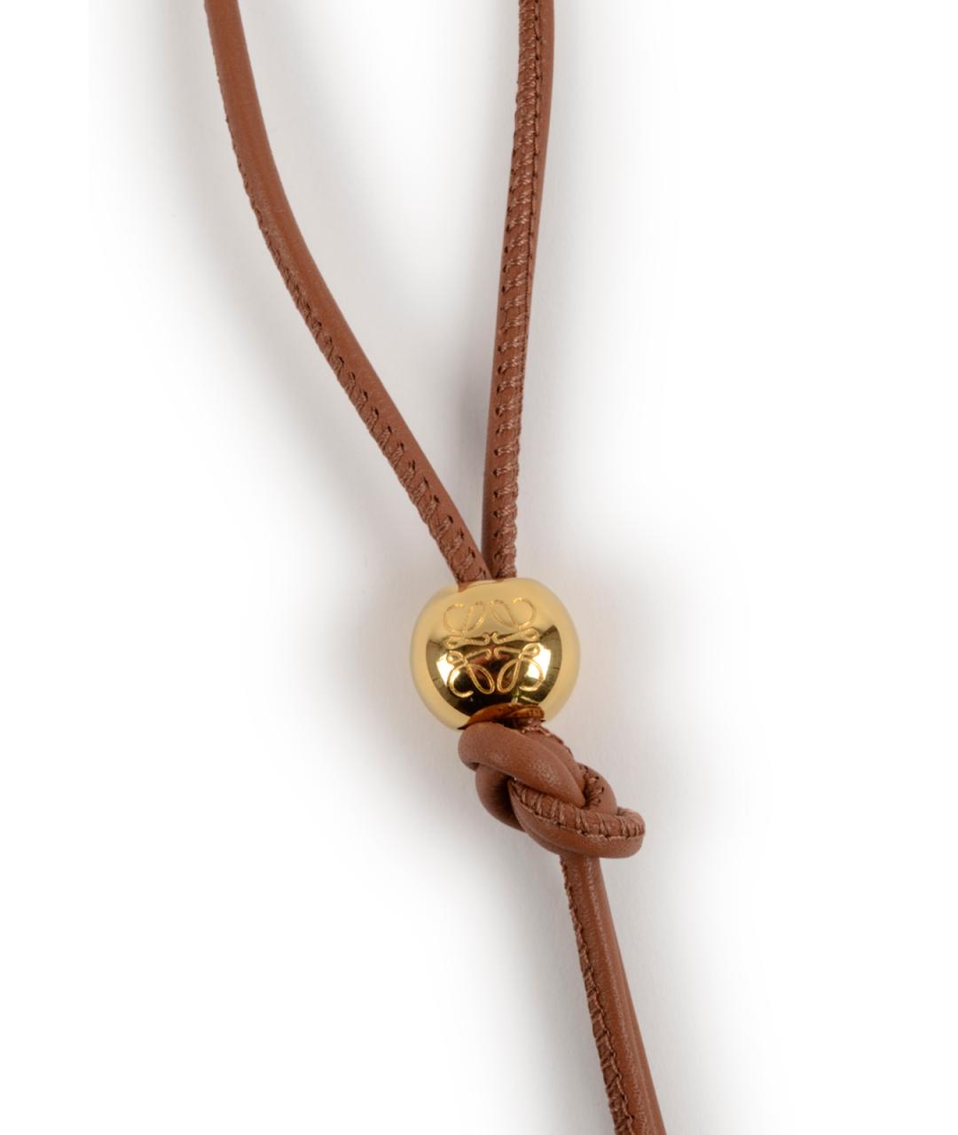 LOEWE Коричневый брелок, фото 3