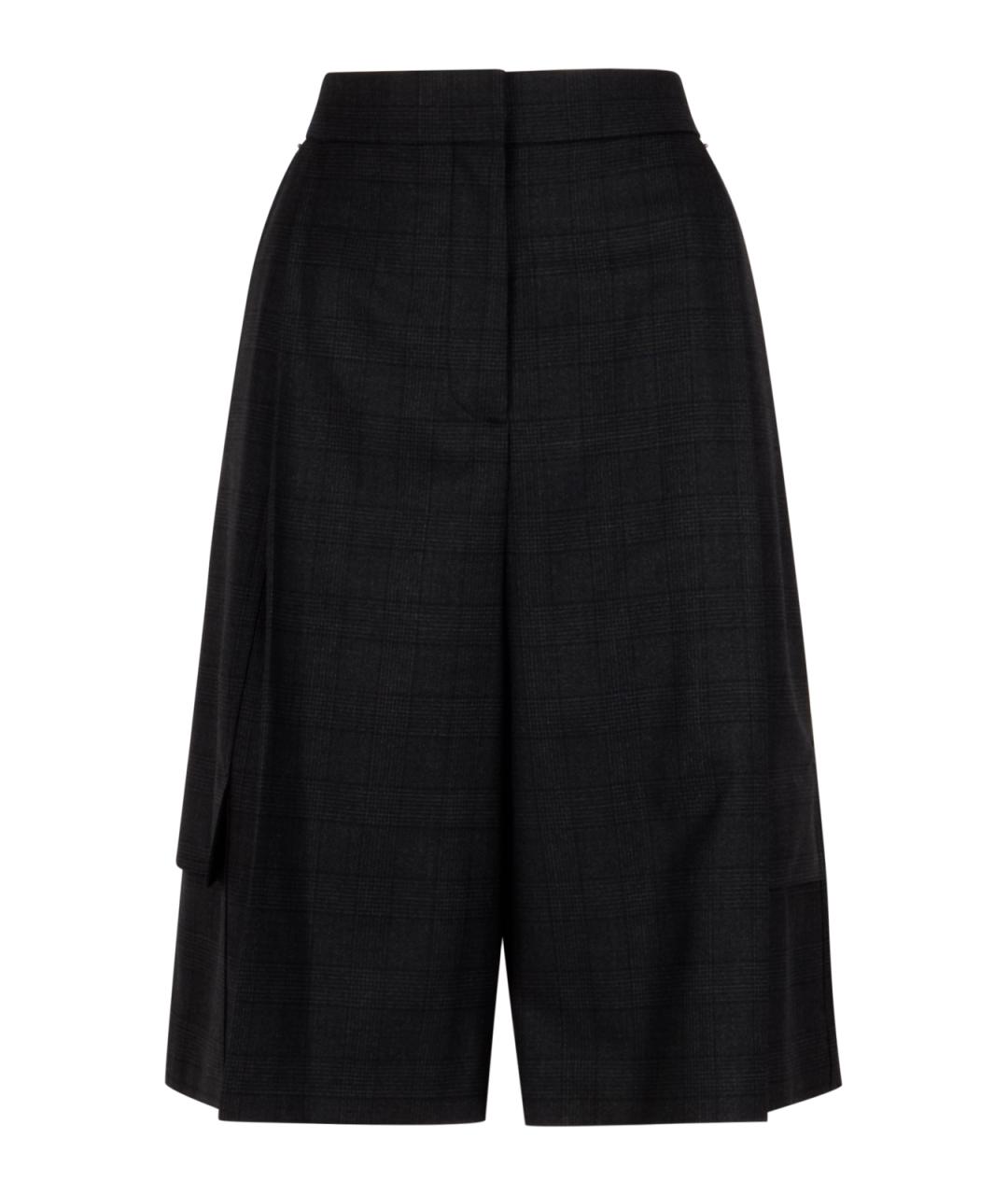 LOEWE Антрацитовые хлопковые шорты, фото 1