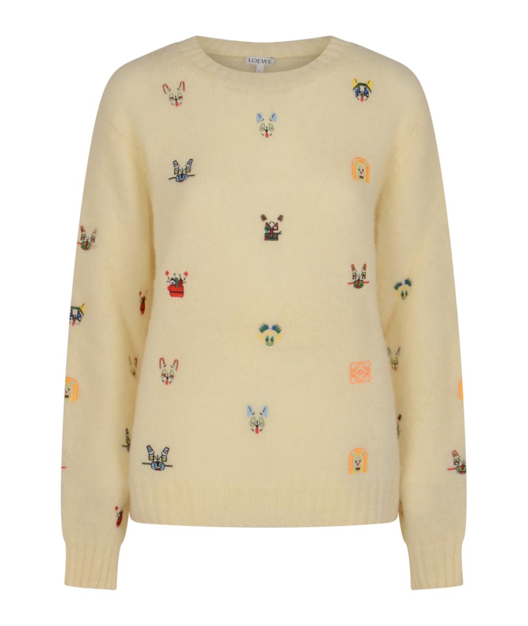 LOEWE Мульти шерстяной джемпер / свитер, фото 1