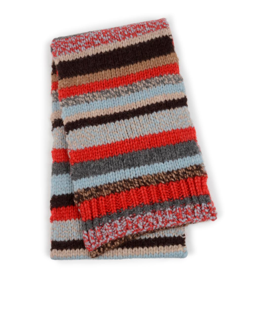 CELINE Мульти шерстяной шарф, фото 2