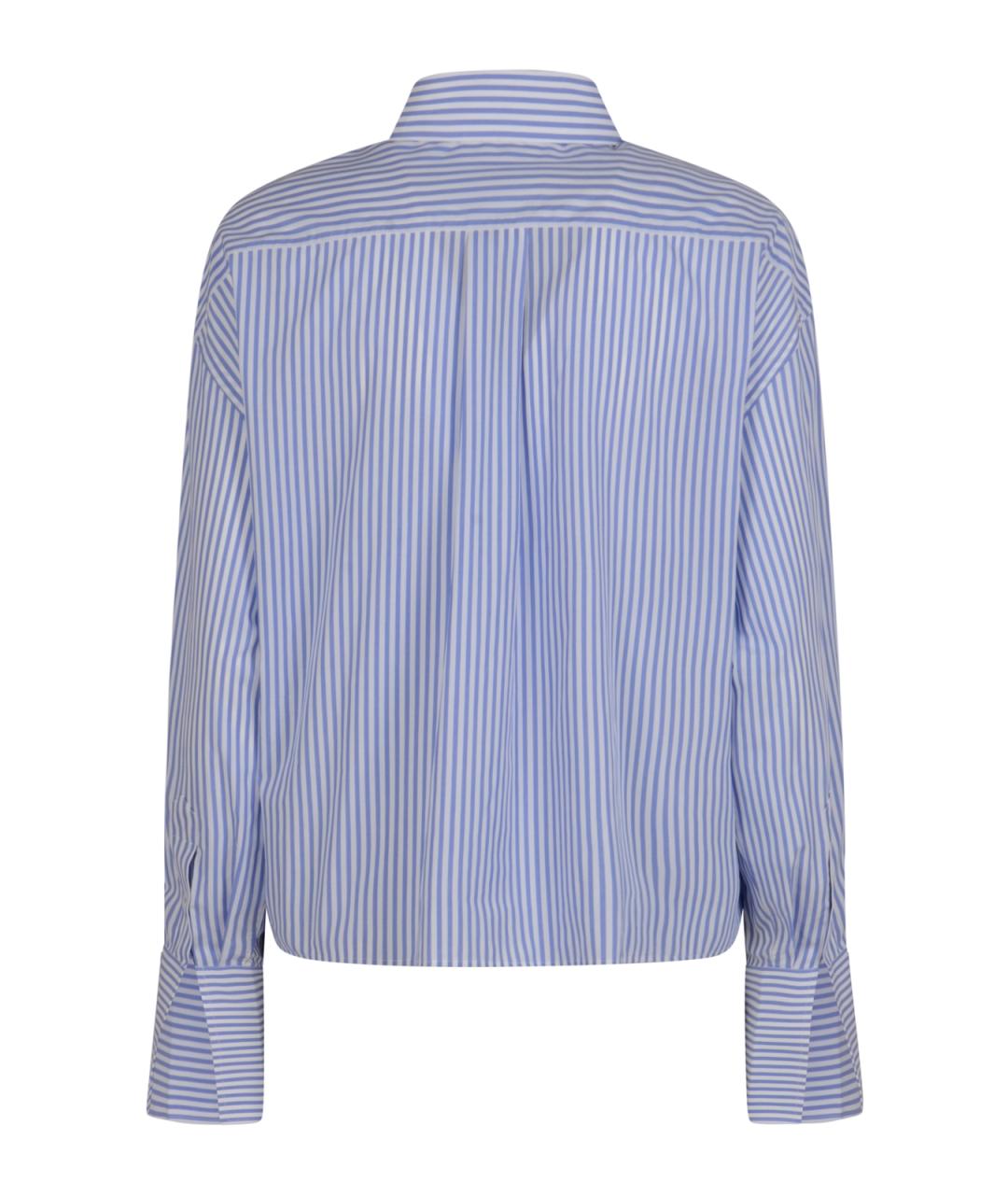 CELINE Голубая хлопковая рубашка, фото 2