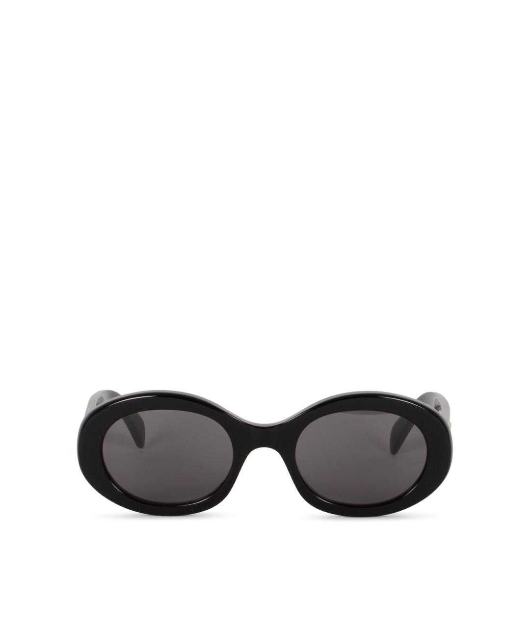 CELINE Черные пластиковые солнцезащитные очки, фото 2