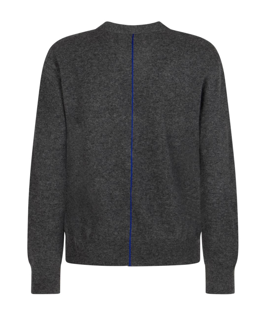 LOEWE Серый шерстяной кардиган, фото 2