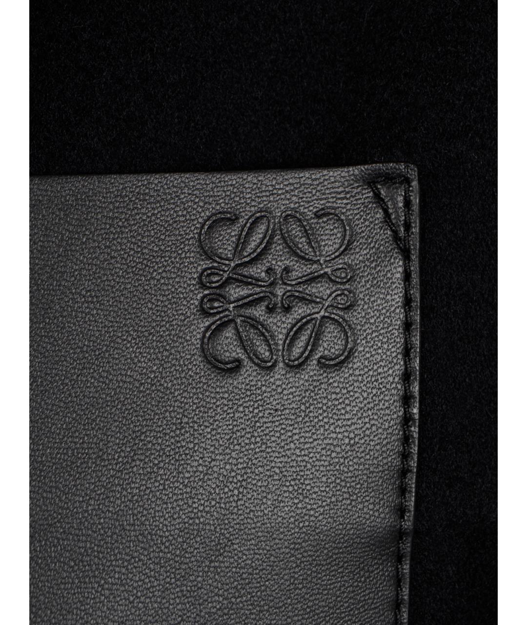 LOEWE Черная шерстяная куртка, фото 3