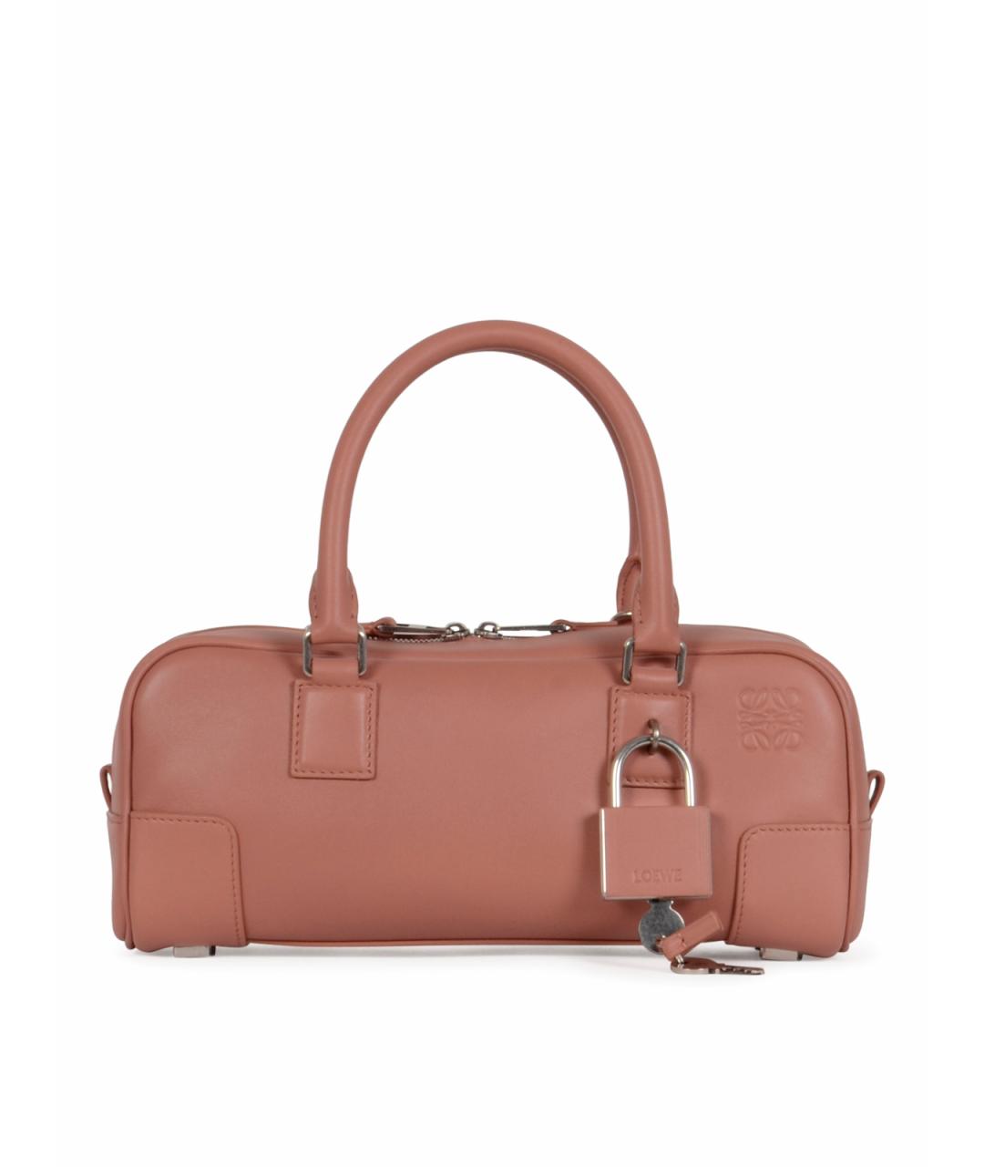 LOEWE Розовая кожаная сумка тоут, фото 1