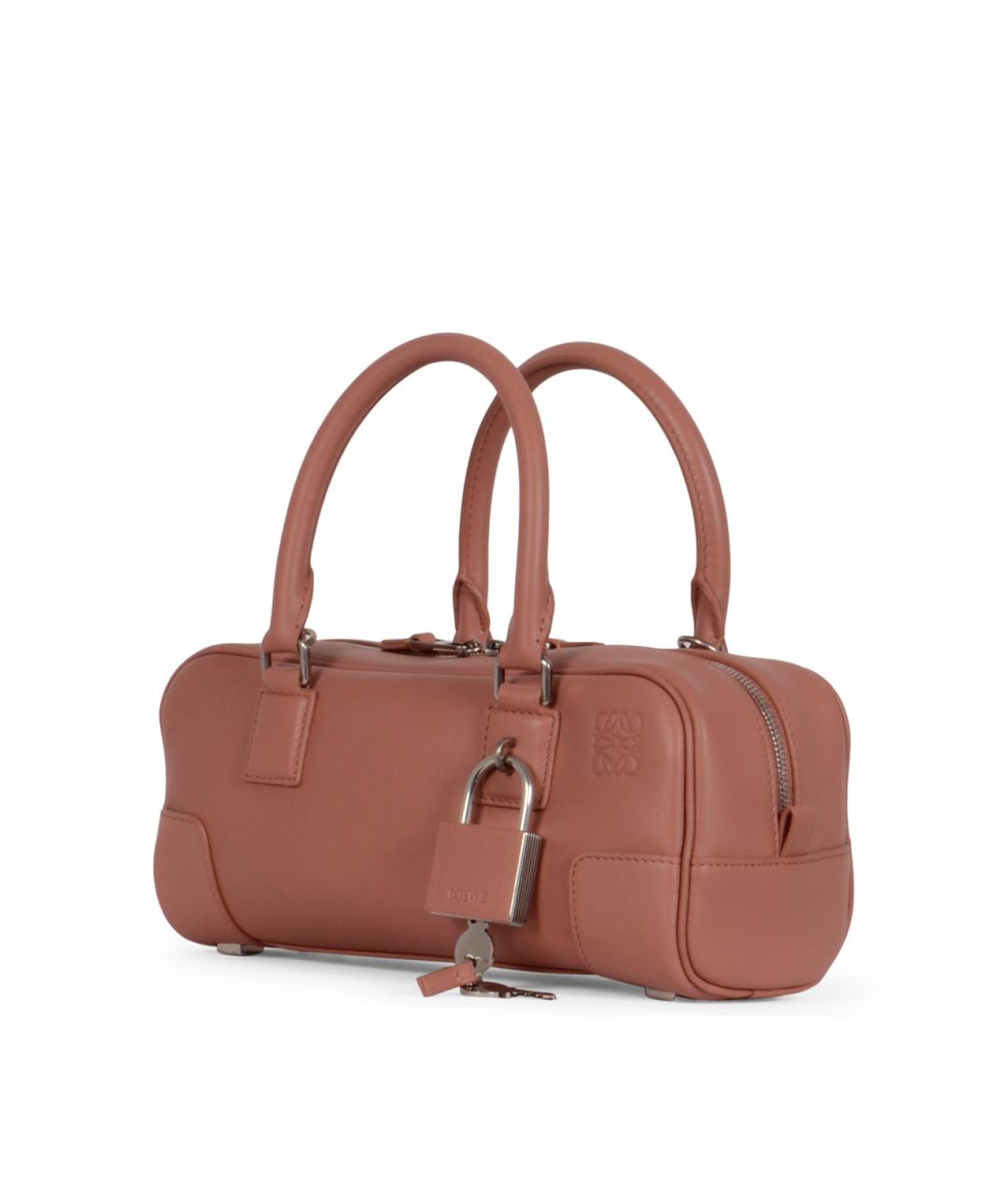 LOEWE Розовая кожаная сумка тоут, фото 2