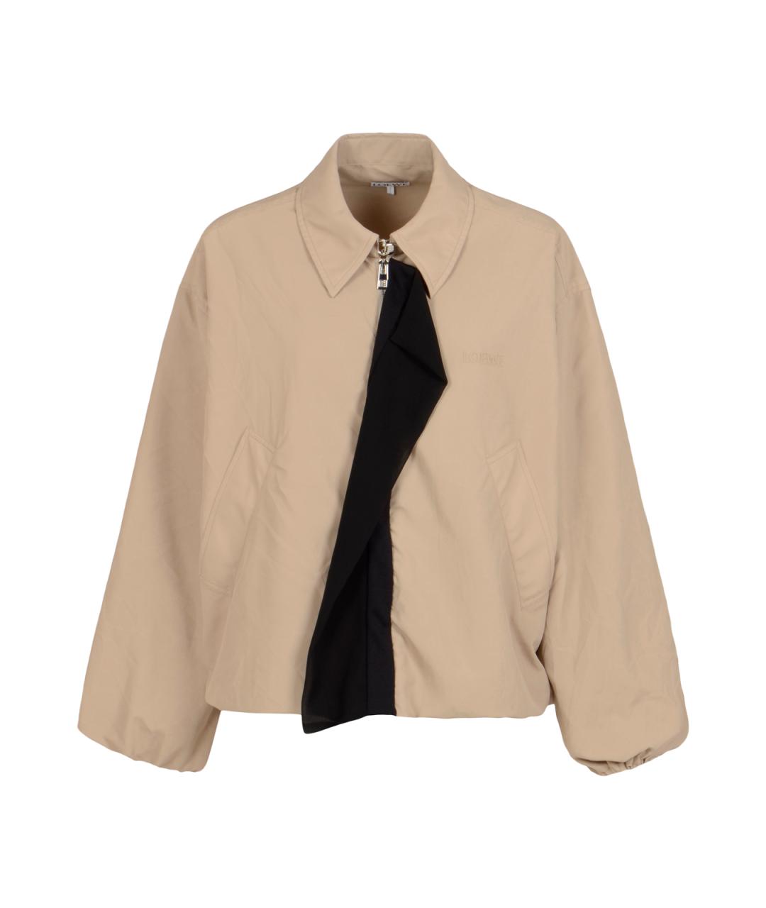 LOEWE Бежевая полиамидовая куртка, фото 1