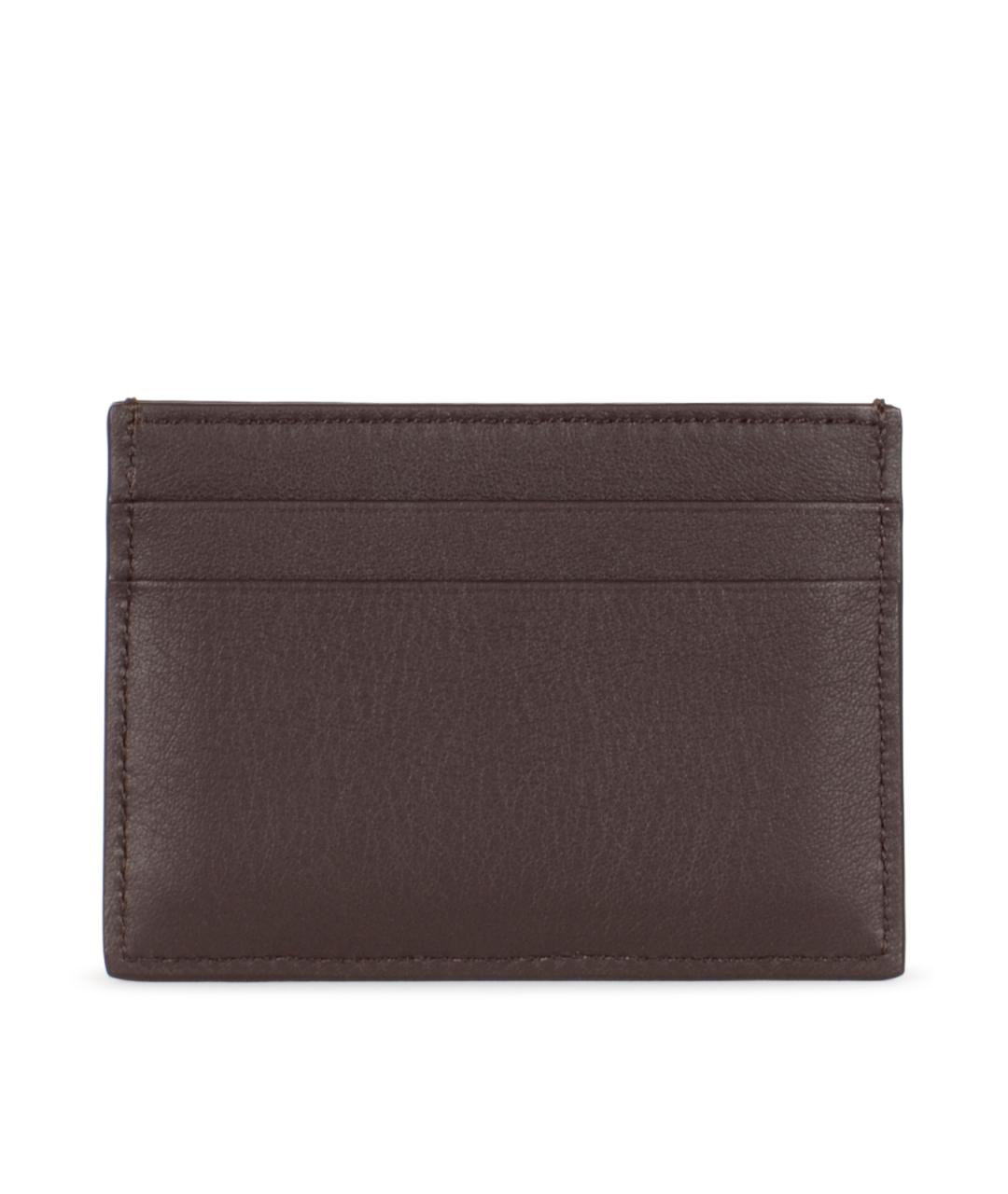 LOEWE Коричневый кожаный кардхолдер, фото 3
