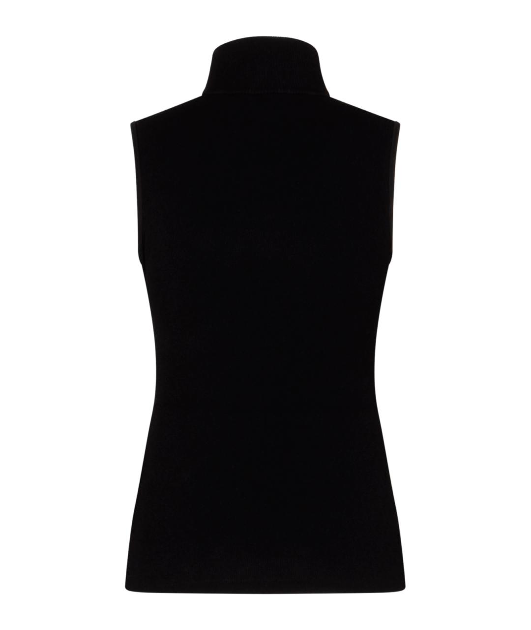 LOEWE Черная вискозная майка, фото 2