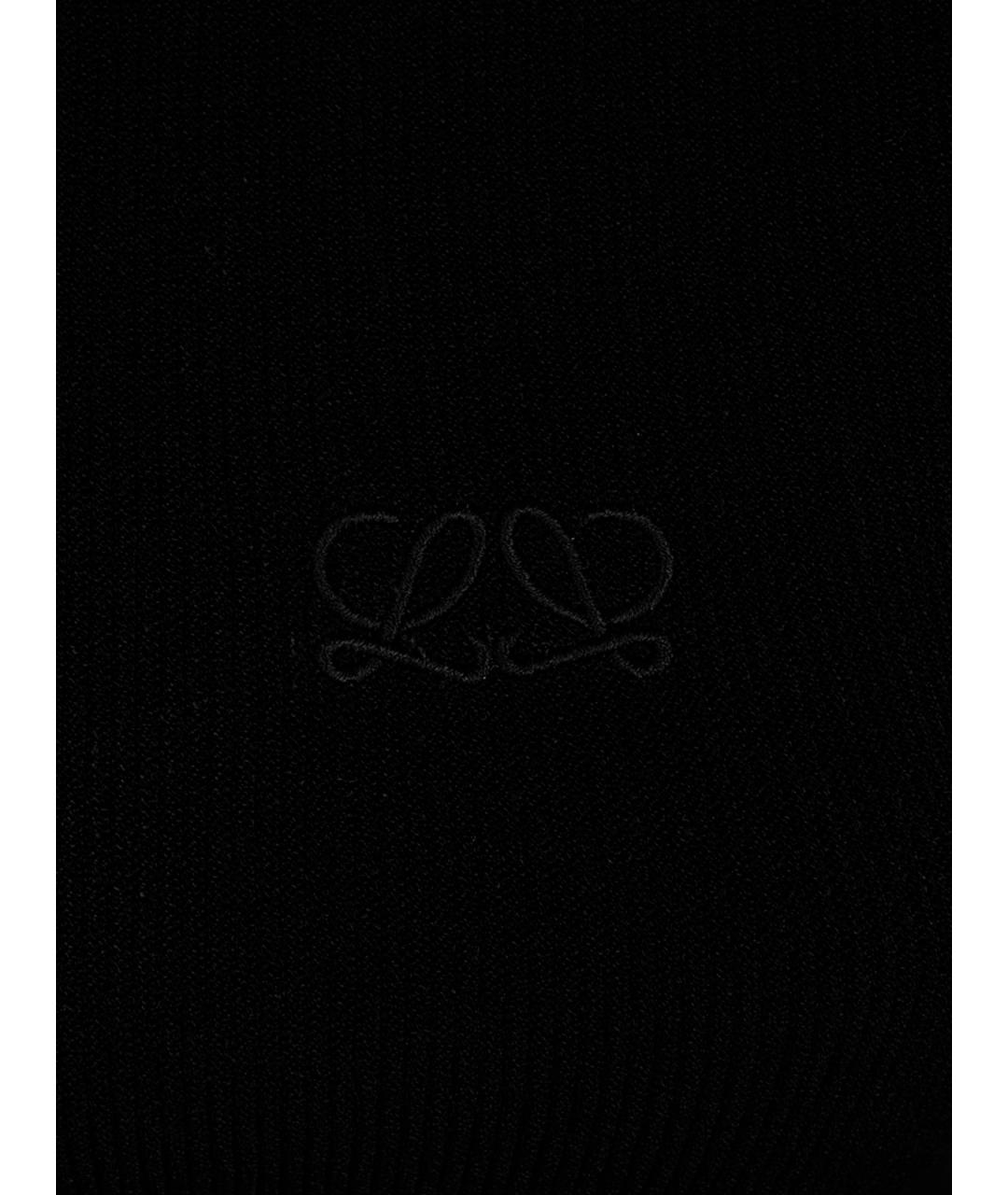 LOEWE Черная вискозная майка, фото 3