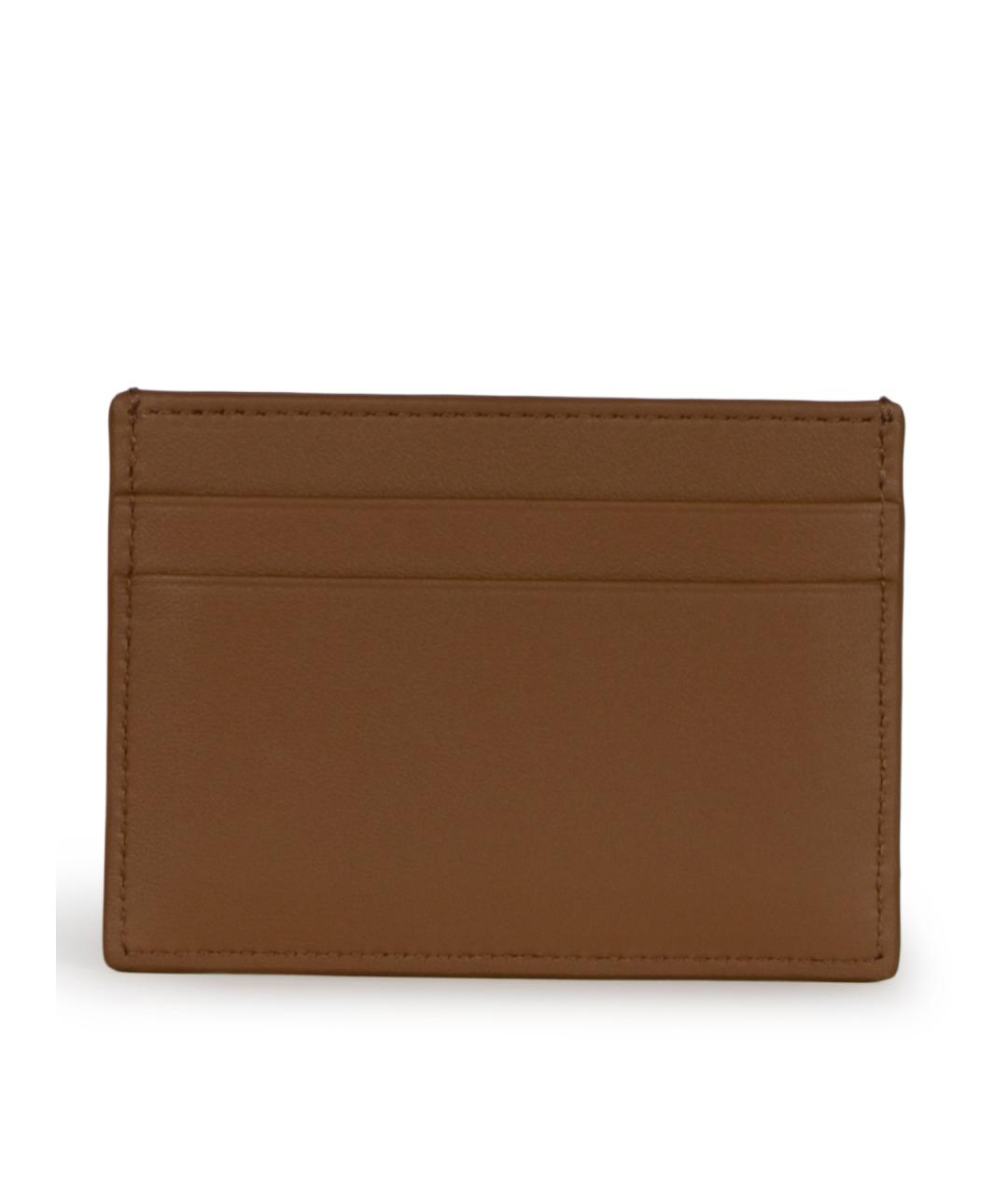 LOEWE Коричневый кожаный кардхолдер, фото 3