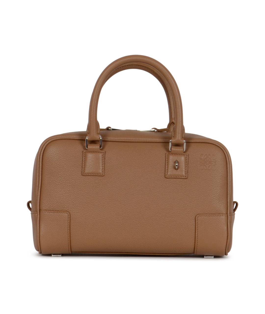 LOEWE Коричневая кожаная сумка тоут, фото 1