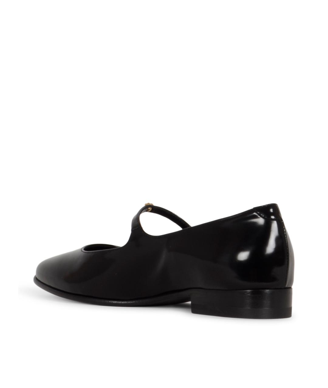 CELINE Черные кожаные балетки, фото 3