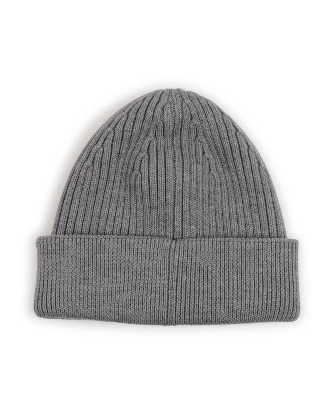 LOEWE Серая шерстяная шапка, фото 2