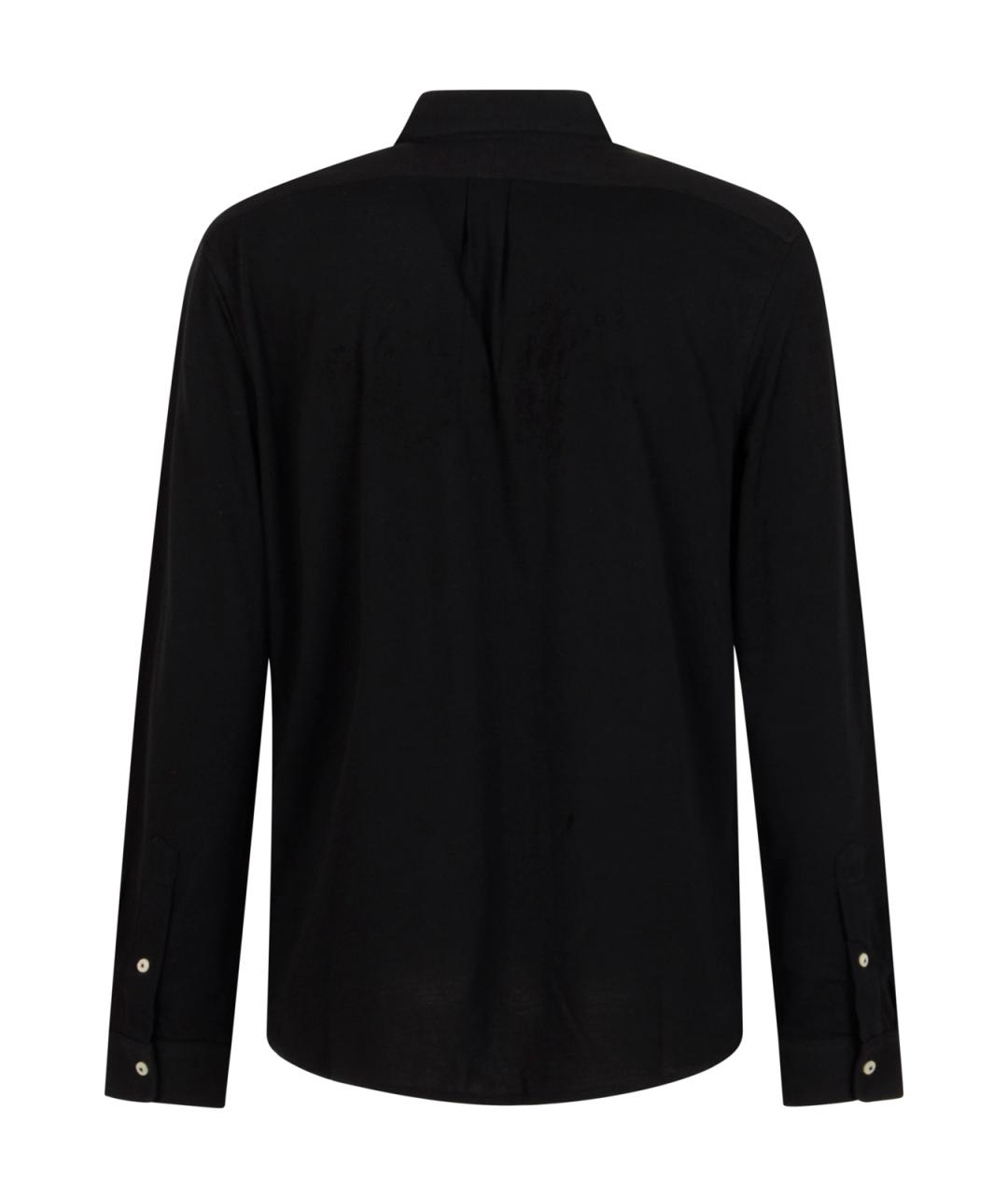 POLO RALPH LAUREN Черная хлопковая кэжуал рубашка, фото 2