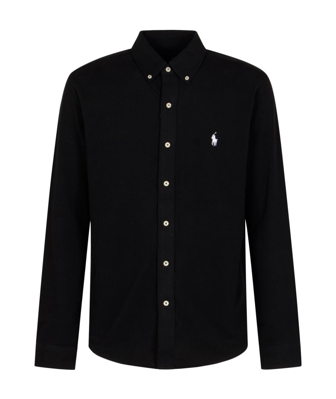 POLO RALPH LAUREN Черная хлопковая кэжуал рубашка, фото 1