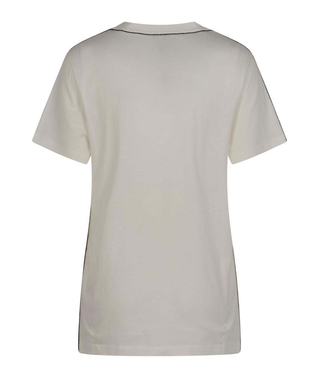 LOEWE Белая хлопковая футболка, фото 2