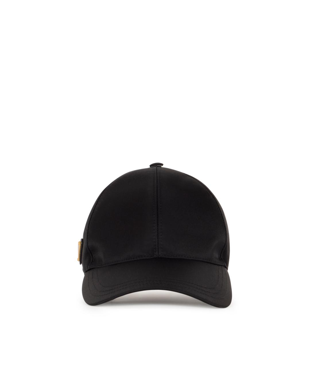 PRADA Черная синтетическая кепка, фото 1