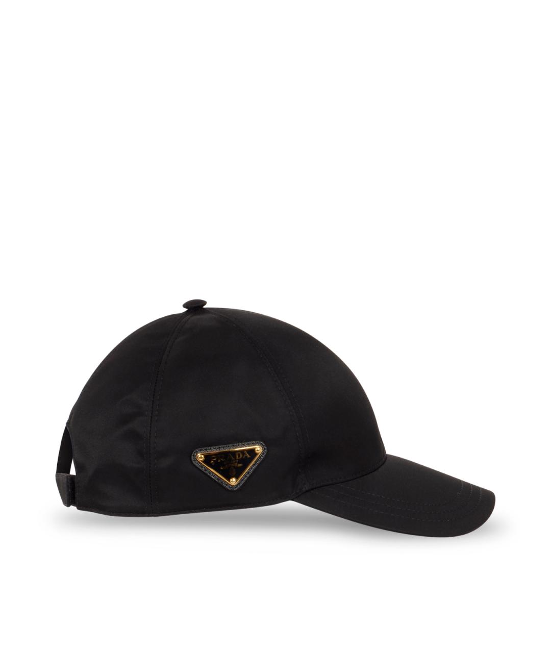 PRADA Черная синтетическая кепка, фото 2