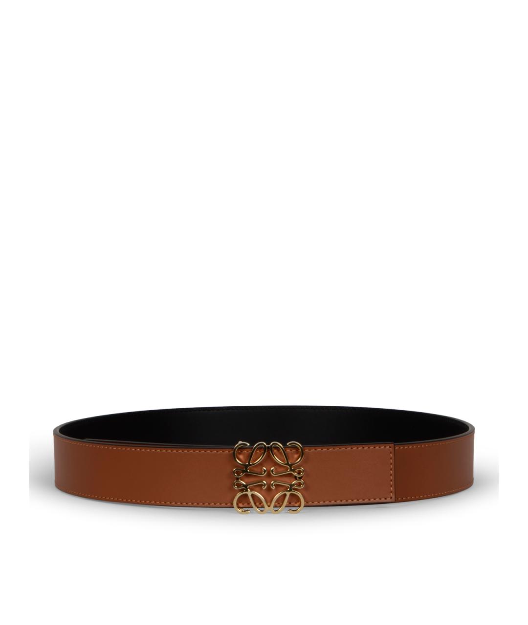 LOEWE Коричневый кожаный ремень, фото 2